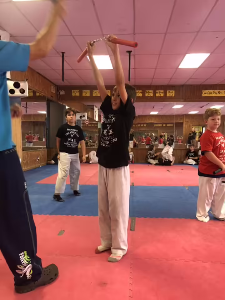 Kids Taekwondo class at Dunedin Taekwondo Academy